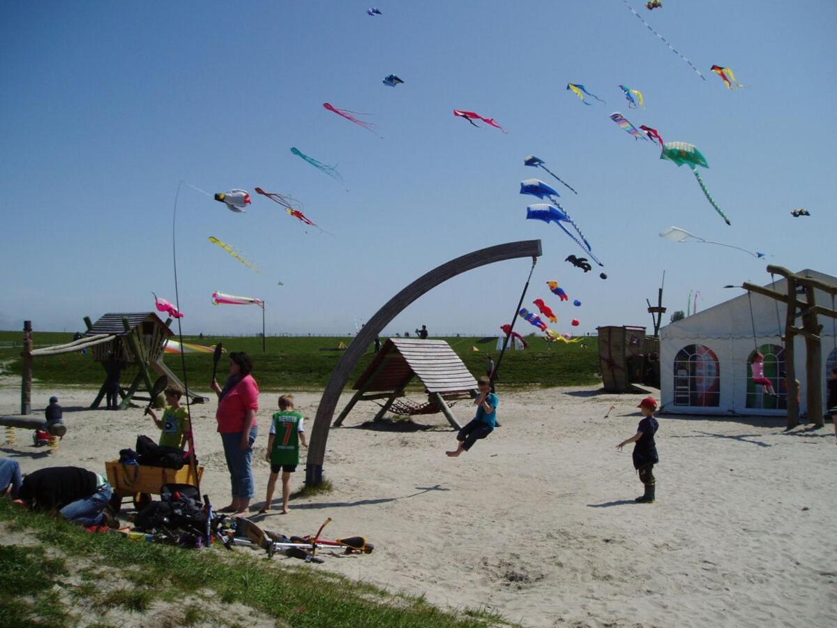 Ferienwohnung Hein Am Nordseedeich 부차딩엔 외부 사진