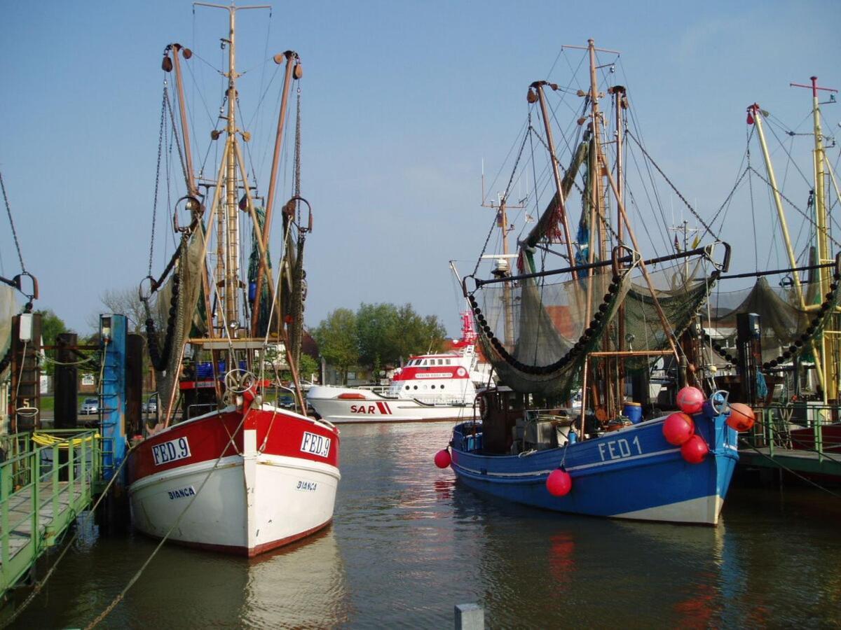 Ferienwohnung Hein Am Nordseedeich 부차딩엔 외부 사진